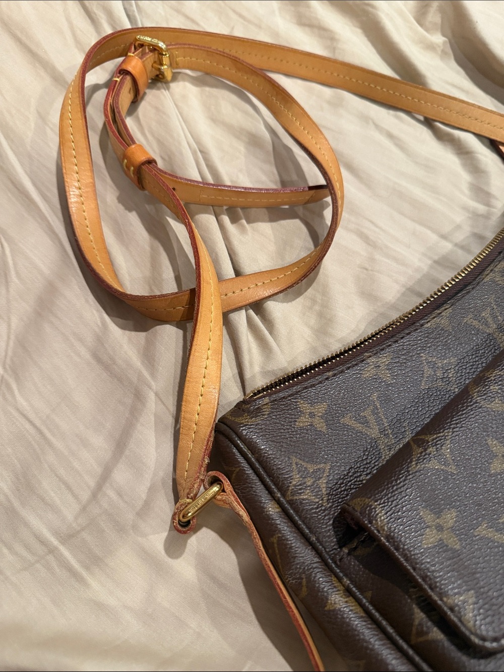 🤎Louis Vuitton crossbody bag LV Monogram bum bag zip messenger bag travel bag - Picture 12 of 17